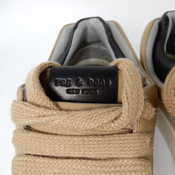 Rag & Bone Retro Pro Platform Sneakers Camel Leather Ortholite NEW $325 - Picture 7 of 16